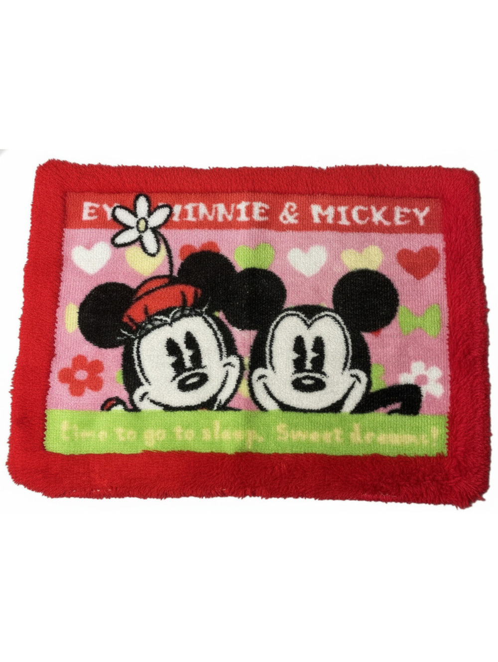 Vintage Disney Minnie & Mickey Rug Collectable Gift Classic Vintage Aesthetic